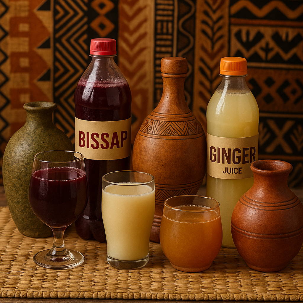 Boissons Traditionnelles (Dolo, Bissap)