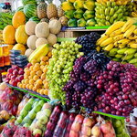 Assortiment de fruits frais de saison