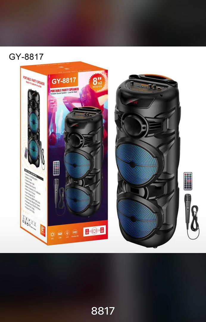 Subwoofers avec éclairage LED RGB Avec des micros