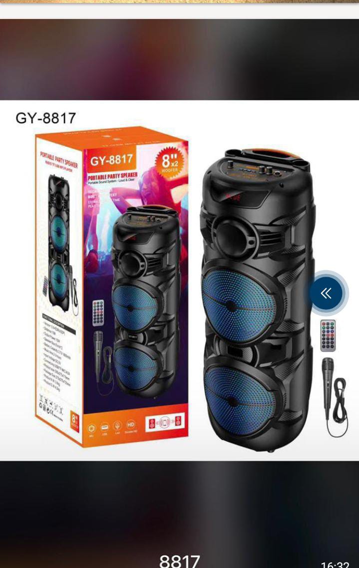 Subwoofers avec éclairage LED RGB Avec des micros