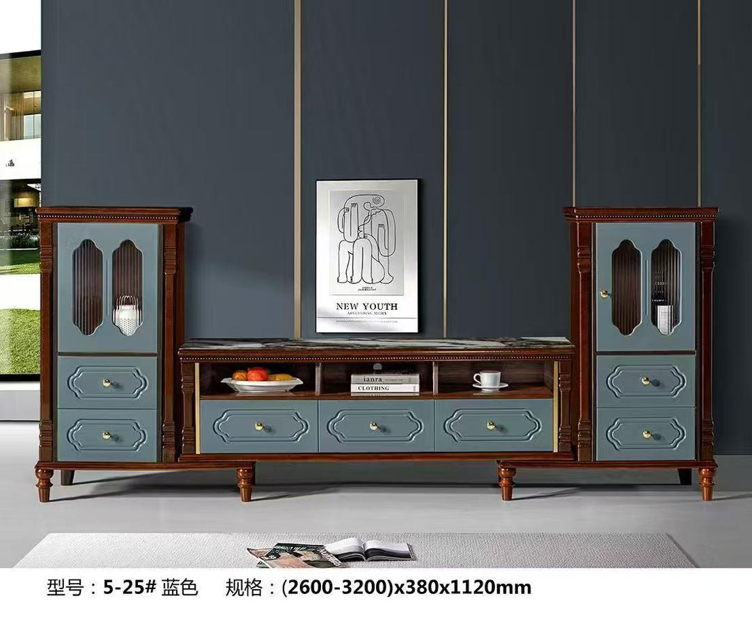 Meuble TV moderne avec rangements latéraux