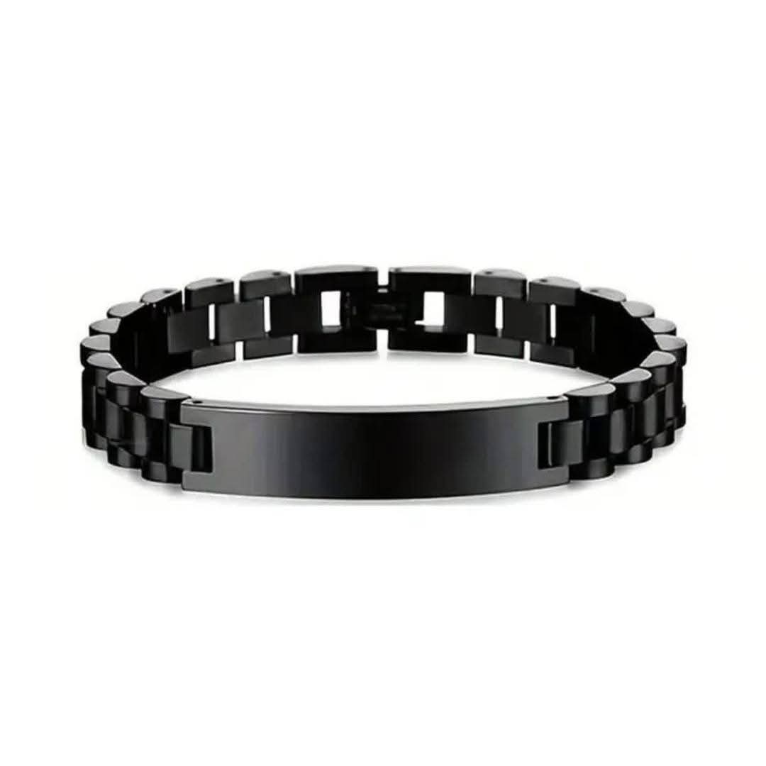 Bracelet noir élégant pour homme