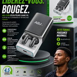 Écouteurs sans fil ABJ OXN Pro 16 Max avec étui de charge