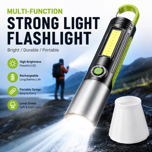 Lampe torche LED multifonction rechargeable