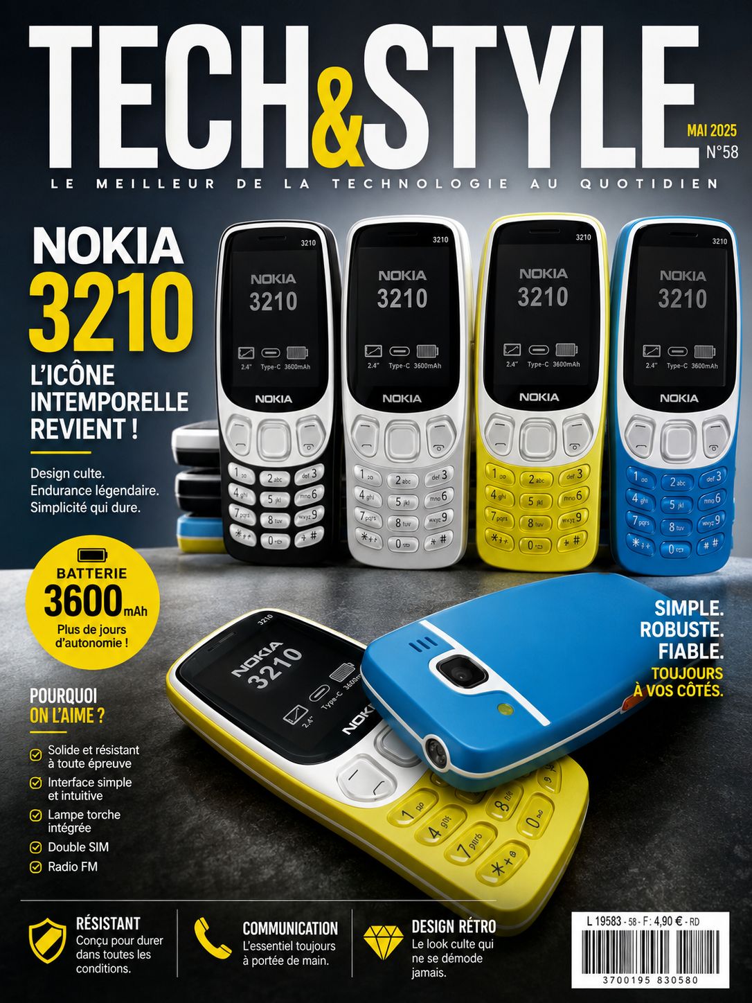 Nokia 3210 - L'icône intemporelle revient