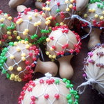 Calebasses décorées pour musique traditionnelle