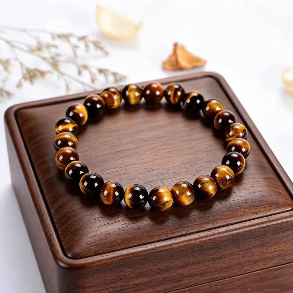 Bracelet perles œil de tigre