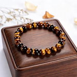 Bracelet perles œil de tigre