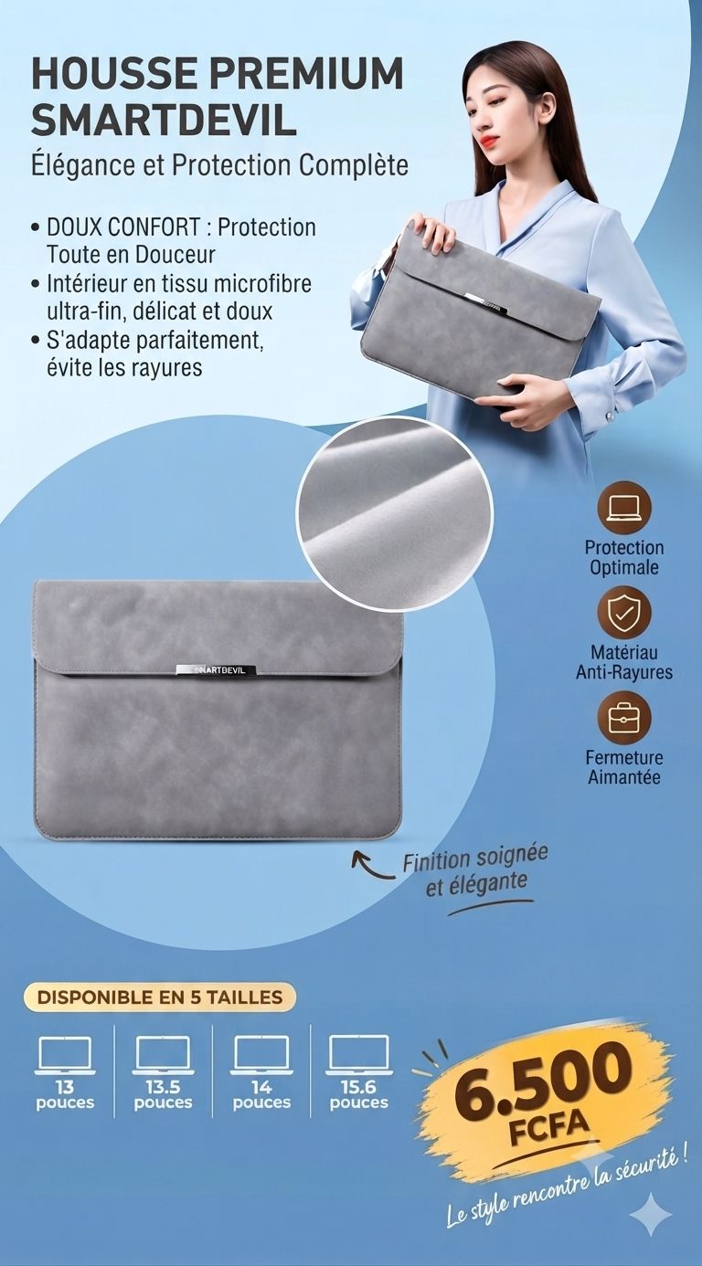 Housses de protection pour ordinateurs portables et tablettes