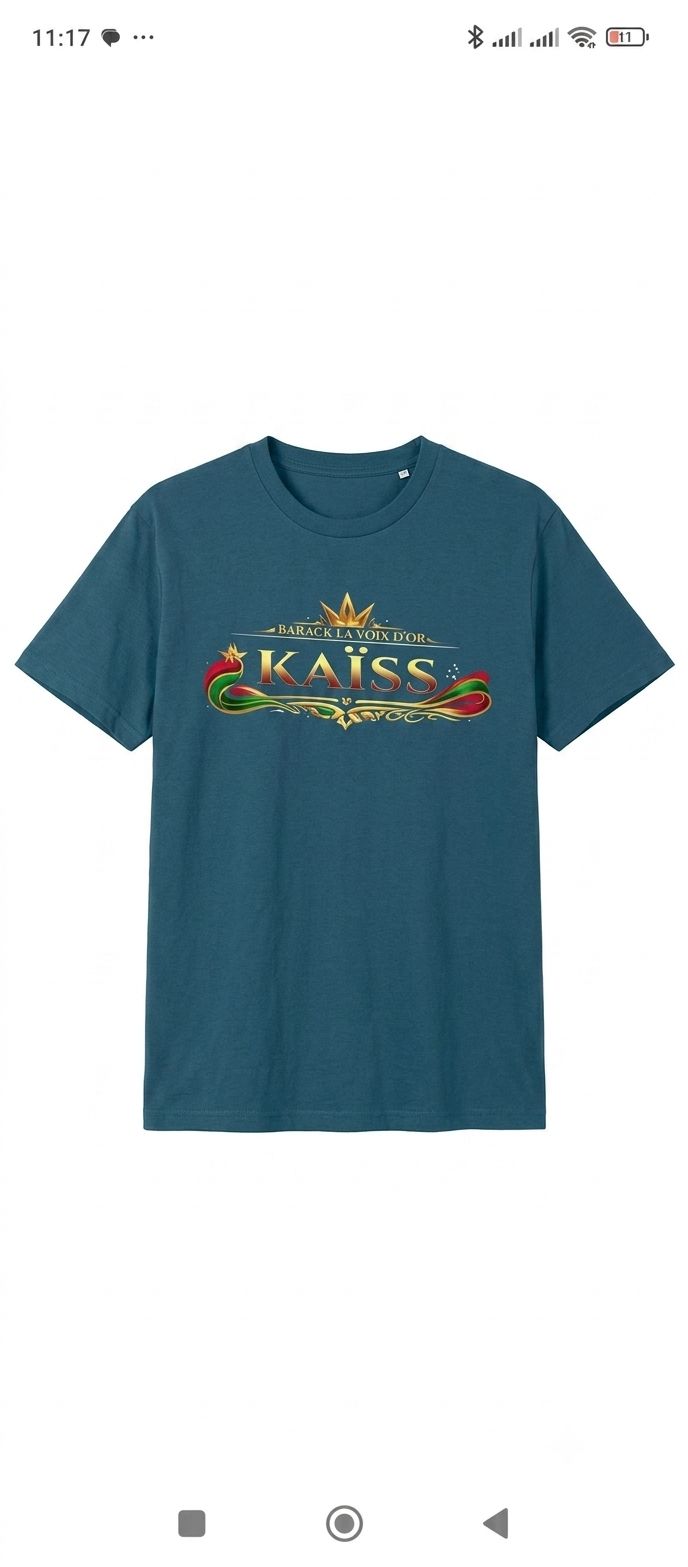 T-shirt de tout les couleurs avec impression Raïss Design