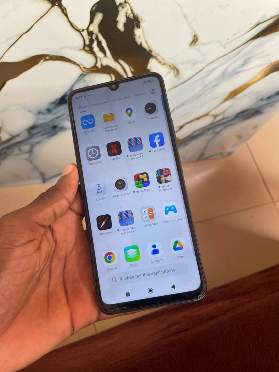 Téléphone mobile Redmi 14C avec triple appareil photo
